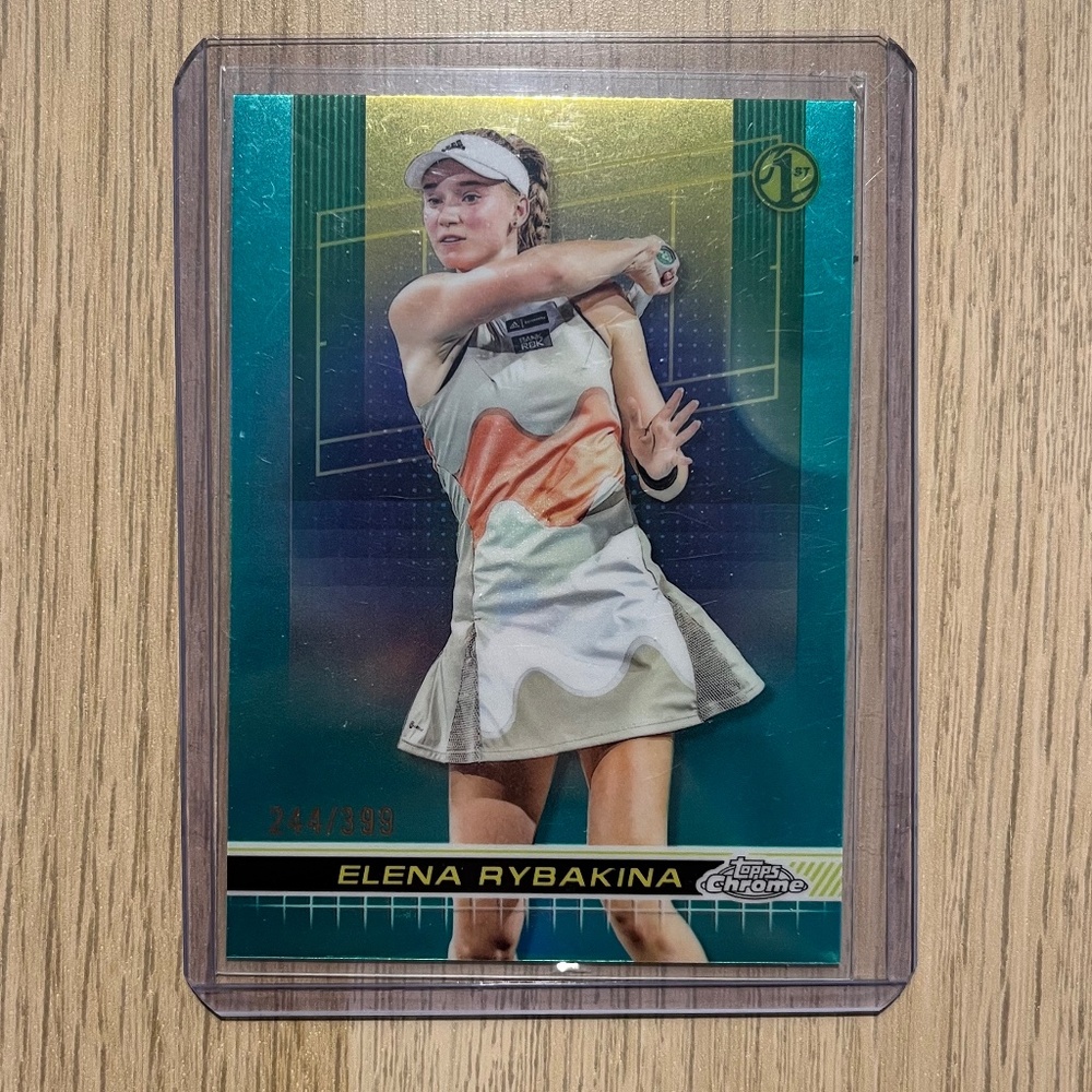 Elena Rybakina  2024 Tennis Topps Chrome 244/399